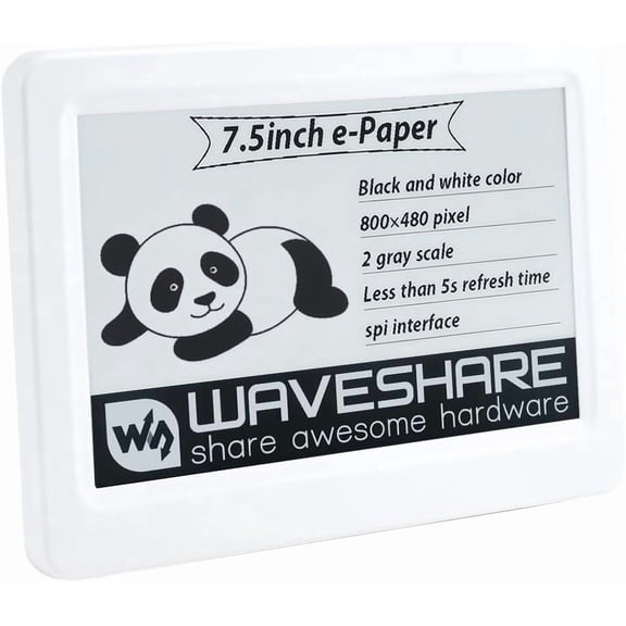7.5inch Passive NFC-Powered e-Paper V2, No Battery, Wireless Powering & Data Transfer, Only Compabtile with Apple iPhone