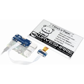 7.5inch e-Paper HAT Compatible with 5/4B/3B+/Zero/Zero W/Zero 2W/Pico/Pico W/Pico 2/Pico 2W/Jetson Nano, 800480 Resolution 7.5inch E-Ink Display HAT, SPI Interface,Black White Two-Color