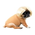 thumbnail image 1 of 7.5x5.9in Pet Cute Wig, Short Hair Dog Costume Accessory, Funny Dress-Up Hairpiece for Puppy Photo Prop Party Cosplay, 1 of 6