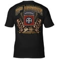 thumbnail image 1 of 7.62 Design Army 82nd AB Flags All Americans Black Men's T-Shirt Large, 1 of 3