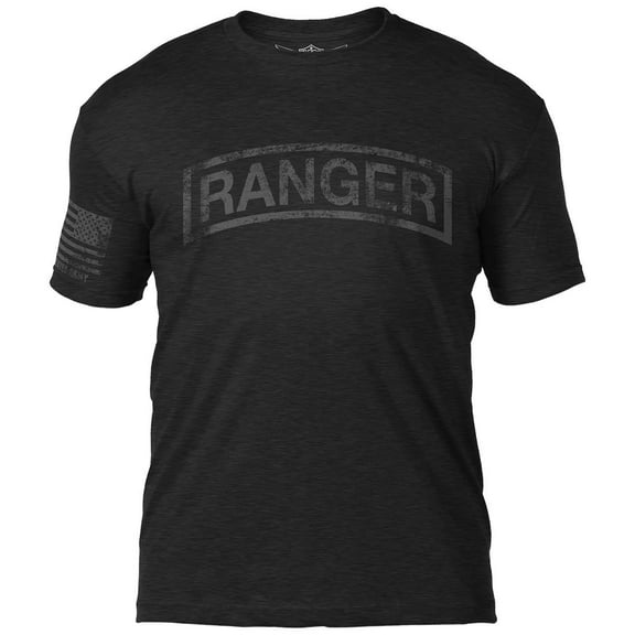 7.62 Design Army 'Ranger Tab' Battlespace Men's T-Shirt - Black - Large