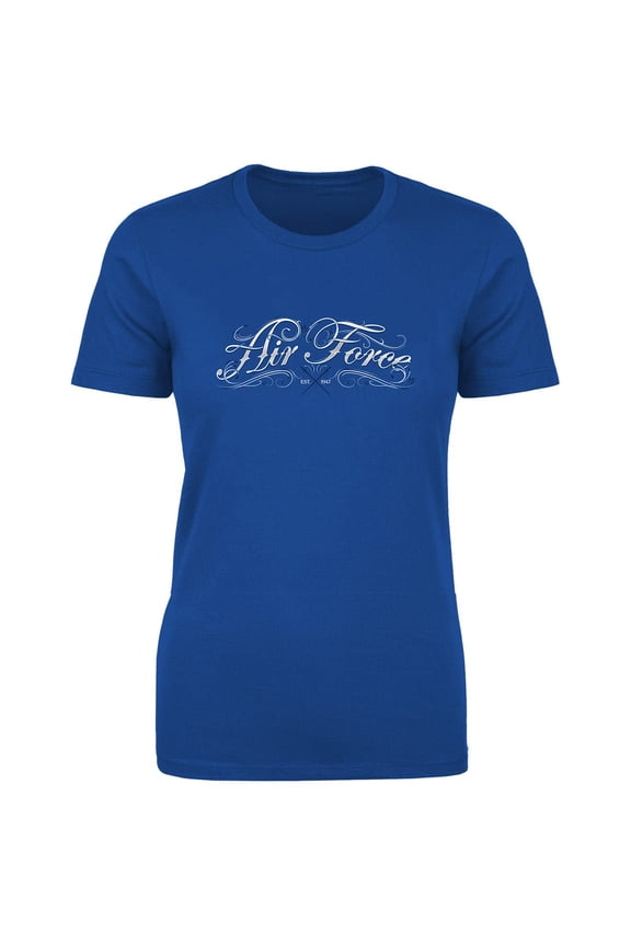 US Air Force Women's Ornate T-Shirt Large