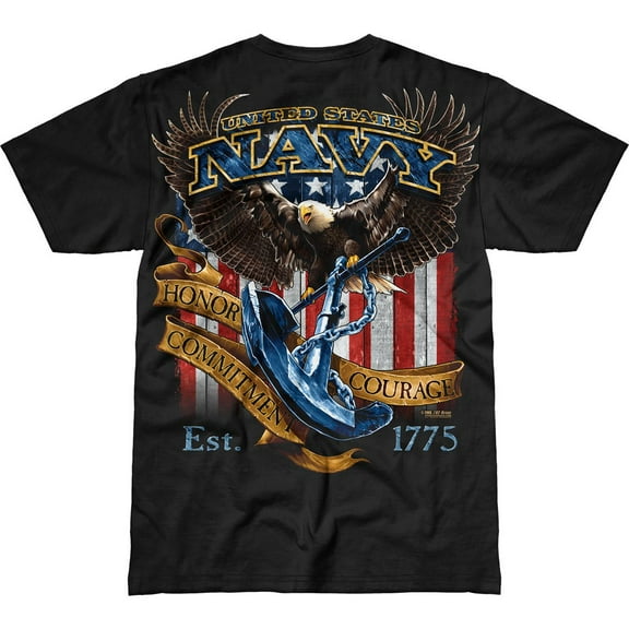 7.62 Design US Navy 'Fighting Eagle' Men's Battlespace T-Shirt Large