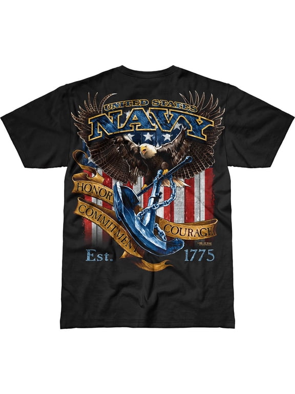 US Navy 'Fighting Eagle' Men's Battlespace T-Shirt Large