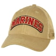 thumbnail image 1 of 7.62 Design USMC Arched Vintage Trucker Hat Stone, 1 of 5