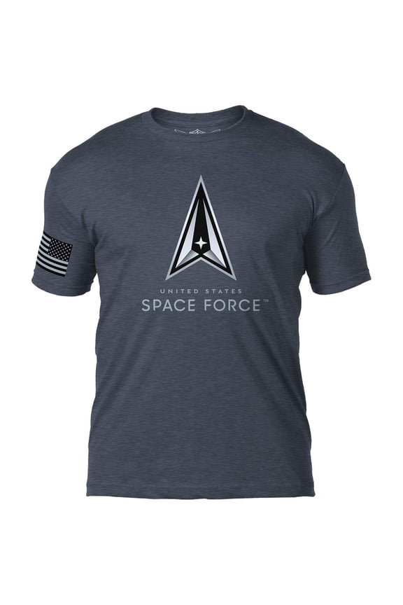 USSF 'Logo' Men's T-Shirt Heather Navy Large