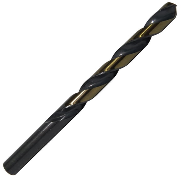 7/64" HSS Black & Gold KFD Split Point Jobber Length Drill Bit, Killer Force Drill Bit, KFD7/64
