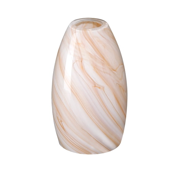 7.64 in. Champagne Marble Pattern Pendant Light Shade 1 Pack