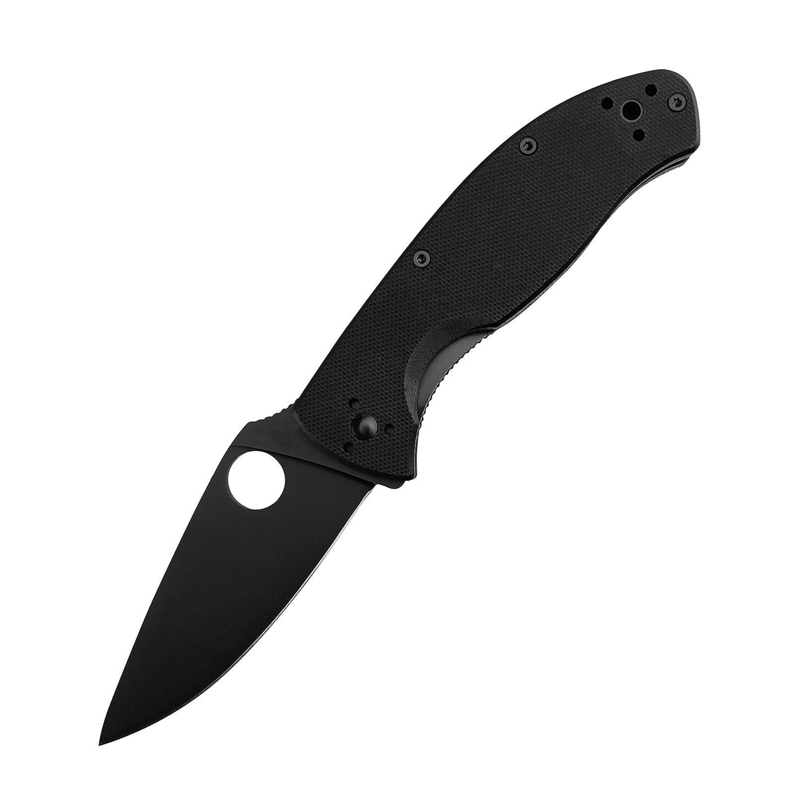 7.68’ Folding Pocket Knife with 8Cr13Mov Blade and Durable Black G-10 Handle