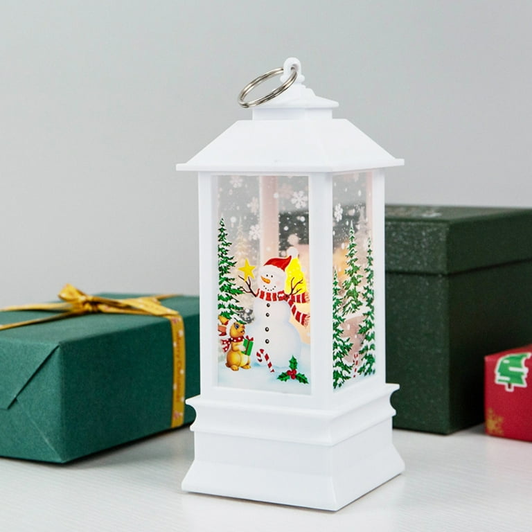 Rustic Christmas Decor Lantern Battery Operated LED Candle Lamp Seasonal Decorations Rustic Christmas Decor Lantern Battery Operated LED Candle Lamp Seasonal Decorations