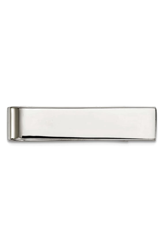 7.69mm Stainless Steel Polished Tie Bar Tie Clip for Men