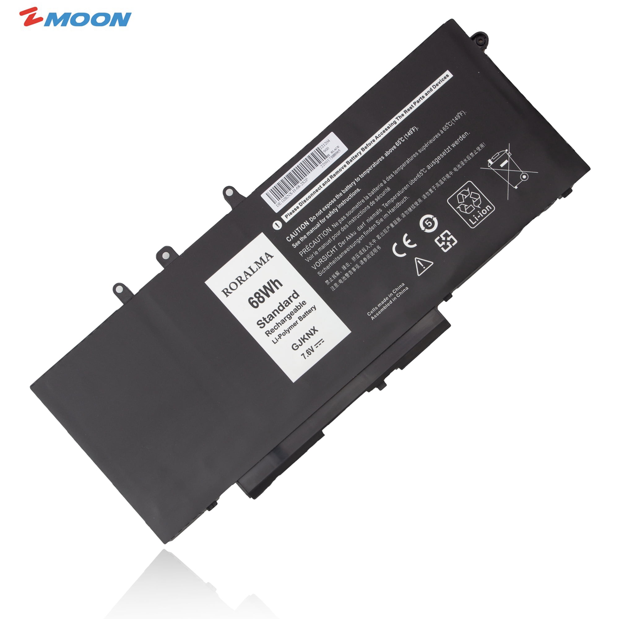 7.6V 68Wh GJKNX Replacement Battery for Dell Laptop Dell 7.6V 68Wh GJKNX Replacement Battery for Dell Laptop Dell