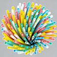 thumbnail image 1 of 7.75" Biodegradable Plastic-Free Drinking Straws,Compostable Colorful Disposable Plant-Based Smoothie Straws 200pcs for Stylish Party Sturdy All Day Long, 1 of 4