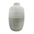 thumbnail image 1 of 7.75 in. Ceramic Tribal Vase, Ivory & Beige, 1 of 1