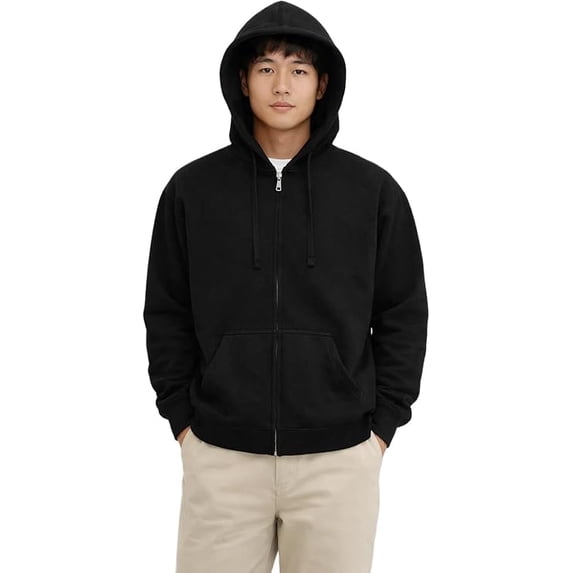 7.75 oz Adult Unisex Mid Weight Classic Zipper Hoody Style 750