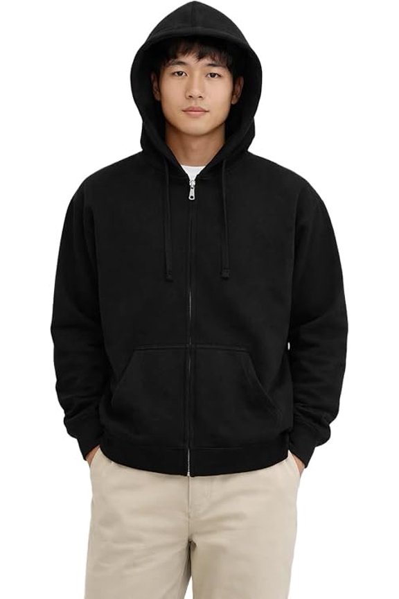 7.75 oz Adult Unisex Mid Weight Classic Zipper Hoody Style 750