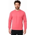 thumbnail image 1 of Milltex Unisex Crewneck Sweatshirt, Casual Fleece Cotton Blend Pullover, Regular Fit Long Sleeve Sweatshirt for Men & Women, Soft Warm Everyday Wear-CoralSilk, 1 of 3