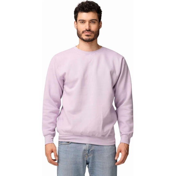 Adult Unisex Mid-Weight Crewneck Sweatshirt, Ringspun Cotton Blend, 3-End Fleece 903