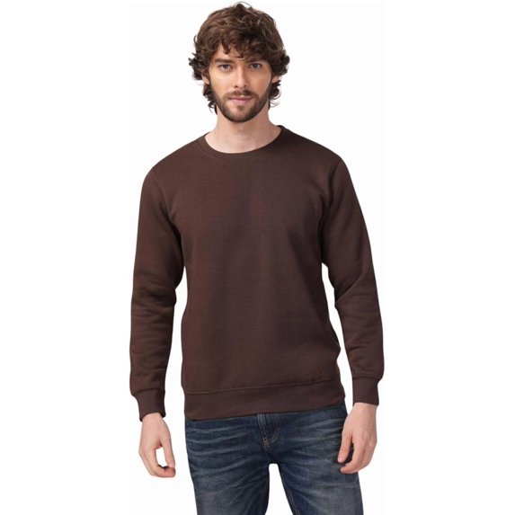 Adult Unisex Mid-Weight Crewneck Sweatshirt, Ringspun Cotton Blend, 3-End Fleece 903