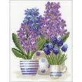 thumbnail image 1 of 7.75 x 10.25 in. Hyacinths Counted Cross Stitch Kit - 10 Count, 1 of 1