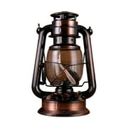 7.7Inch Oil Burning Lantern Vintage Oil Lamp Indoor Decorative Kerosene Lamp Hanging Kerosene Fuel Lanterns for Outdoor Camping Home Patio