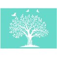 thumbnail image 1 of 7.7x5.5 Inch Self-Adhesive Silk Screen Printing Stencil Tree Reusable Pattern Stencils for Painting on Wood Fabric T-Shirt Wall and Home Decorations, 1 of 8