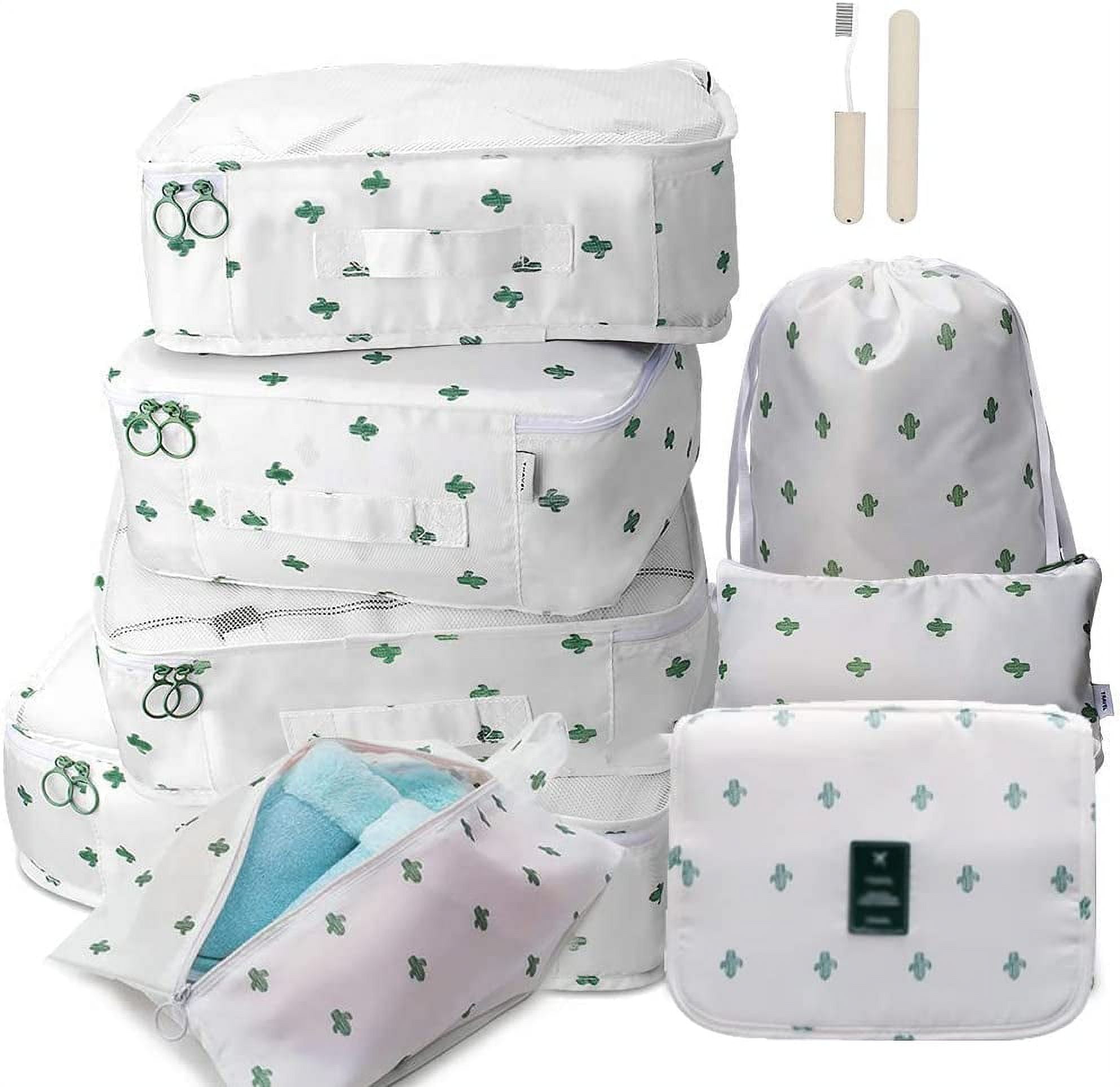 7/8/10 pcs Packing Cubes Set for Travel, Packing Organizers Bags Set