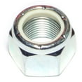 thumbnail image 1 of 7/8"-14 Zinc Plated Grade 2 Steel Fine Thread Nylon Insert Lock Nuts (4 pcs.), 1 of 1