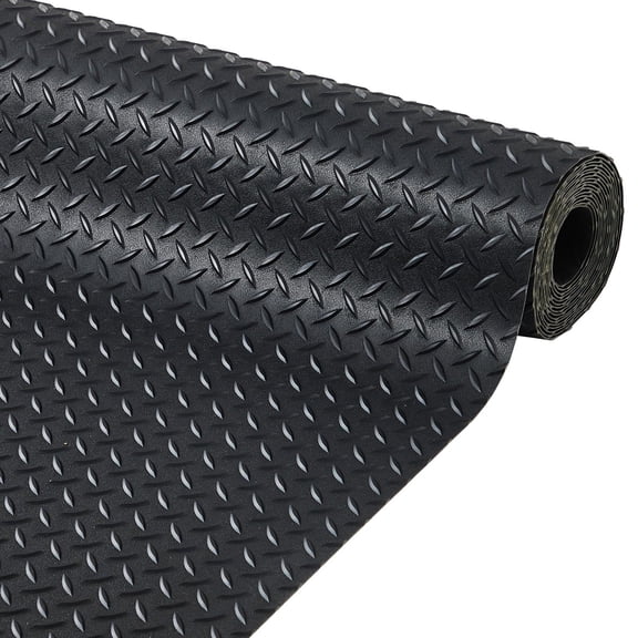7.8*22FT 2.8mm Thick Diamond Plate PVC Garage Floor Mat Roll