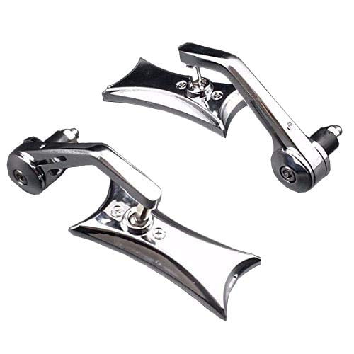 7/8" 22mm Motorcycle Handlebar Bar End Rearview Side Mirror for Honda Kawasaki Suzuki Yamaha ZX6R R1 R6 GSXR CBR 600 F2 F4 FZ6 SV ZX7R CB FZ1 6R Cruiser Cafe Racer Bobber Old School
