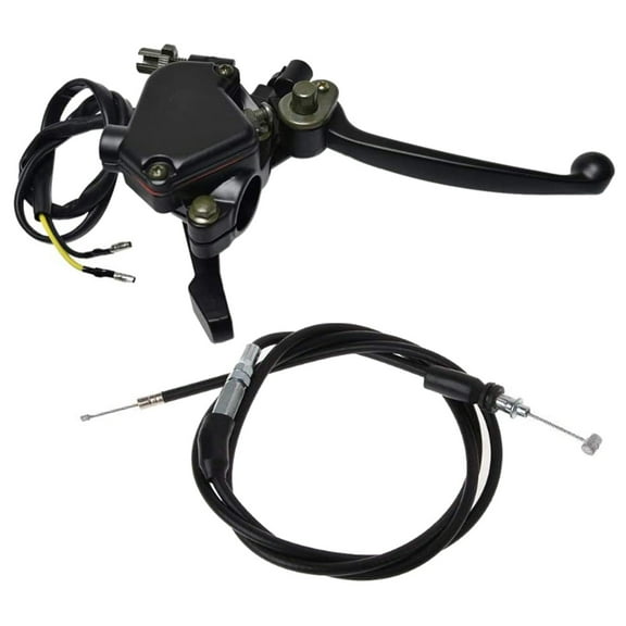 7/8" 22mm Motorcycle Throttle Lever Thumb Control Assembly for ATV Pit Bike with Accelerator Cable