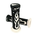 thumbnail image 1 of 7/8\" 22mm Rubber Flame Handle Grips Flame Soft Motorcycle Handlebar Hand, 1 of 6