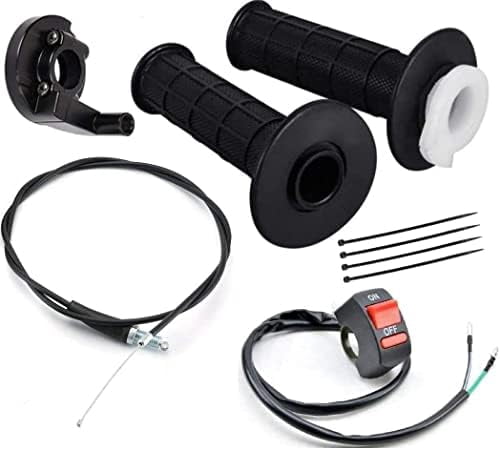 7/8" 22mm Twist Throttle Cable Handle Kit for 50 90 110 125 140 196 ...