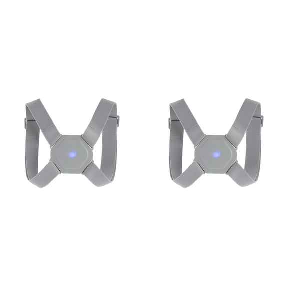 7.8*5.9" Smart Posture Corrector  Adjustable Electronic Neck Hump Corrector with Vibration Reminder, Breathable Back Brace Straightener, Intelligent Sensor Humpback Trainer for Home Office
