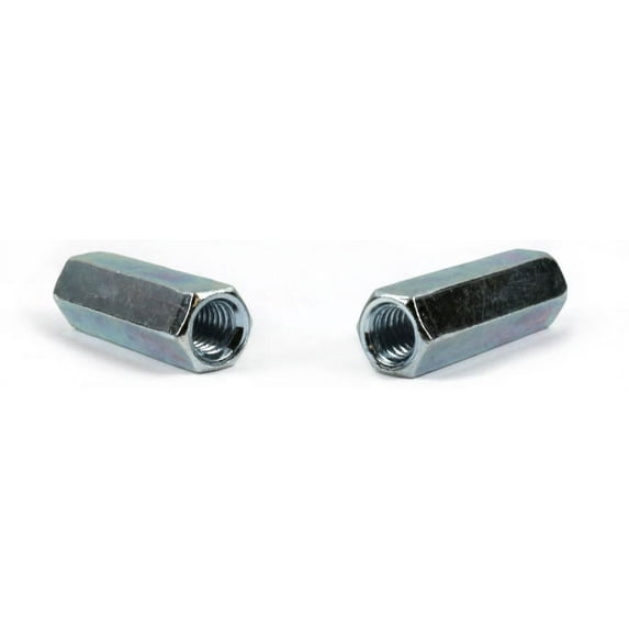 7/8-9 X 2 1/2" (1 1/4" AF) Hex Coupling Nuts / Grade 5 / Zinc - 60 Piece Carton