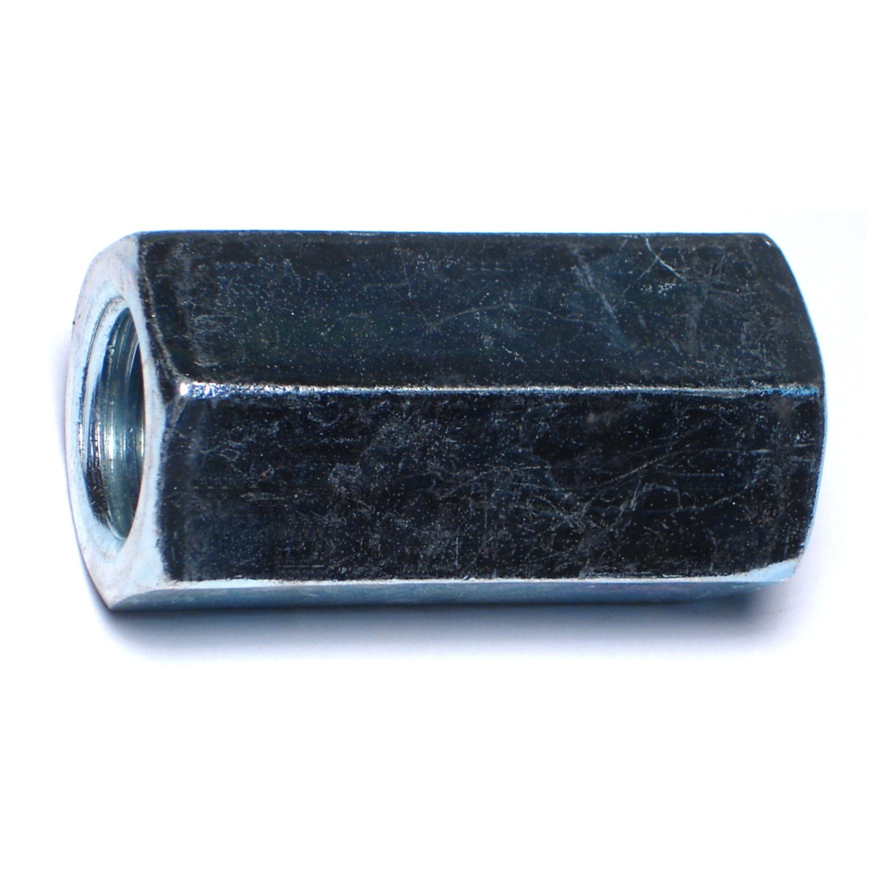 7/8"-9 x 1-1/4" x 2-1/2" Zinc Rod Coupling Nuts (10 pcs.)
