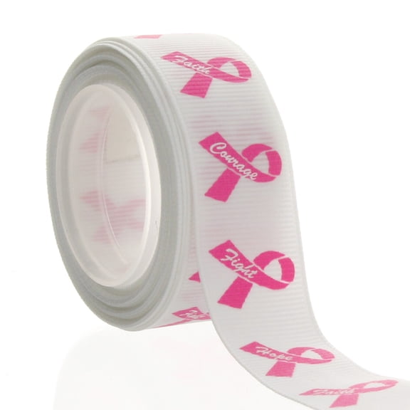 7/8" Awareness Grosgrain Ribbon 5 Yard