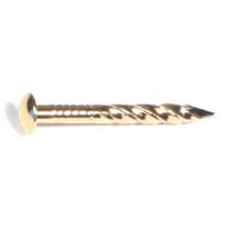 7/8 Brass Plated Steel Carpet Trim Brad Head Nails
