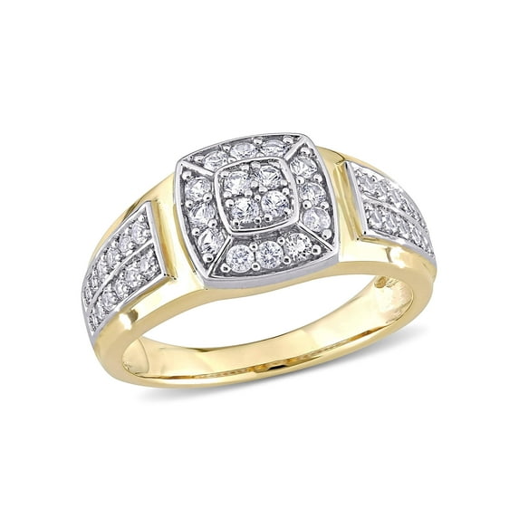 Everly Men's Sapphire 10k Yellow Gold Ring