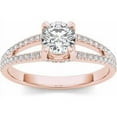 thumbnail image 1 of 7/8 Carat T.W. Diamond Solitaire 14kt Rose Gold Engagement Ring, 1 of 1