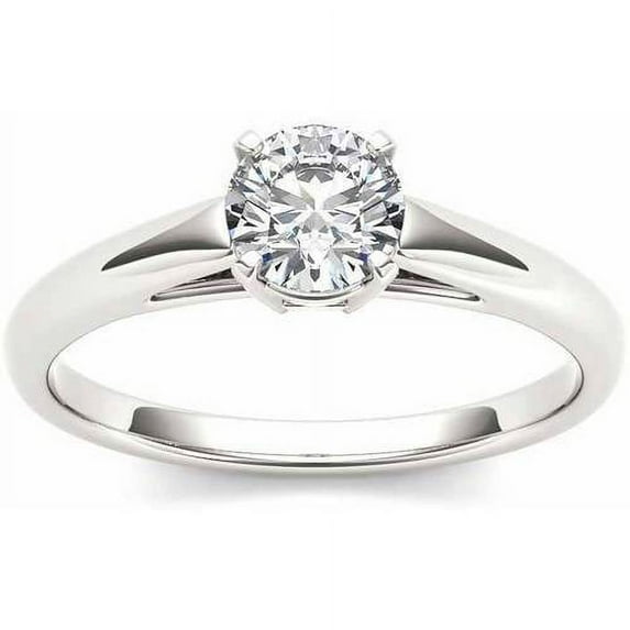 7/8 Carat T.W. Diamond Solitaire Engagement Ring in 14kt White Gold