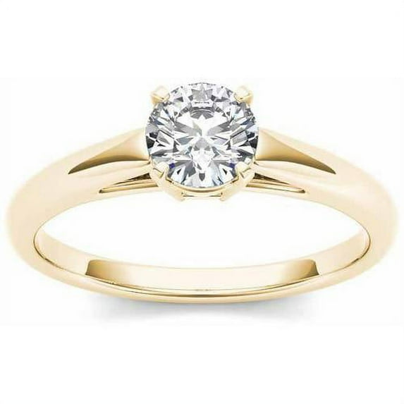 7/8 Carat T.W. Diamond Solitaire Engagement Ring in 14kt Yellow Gold
