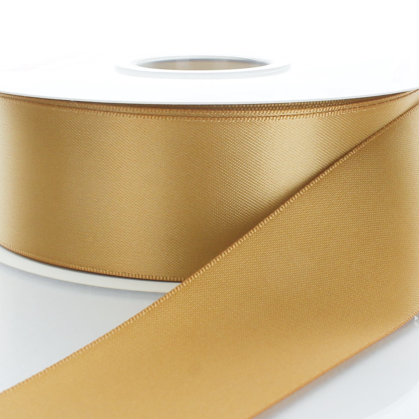 7/8" Double Faced Satin Ribbon 693 Antique Gold 100 Yard