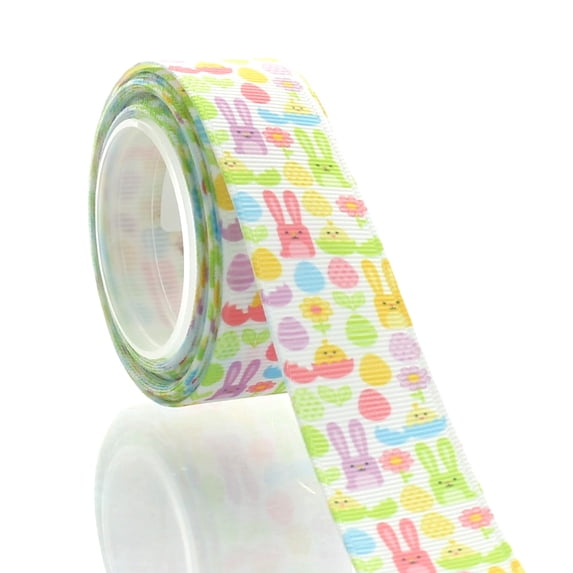 7/8" Easter Time Grosgrain Ribbon 5 Yard