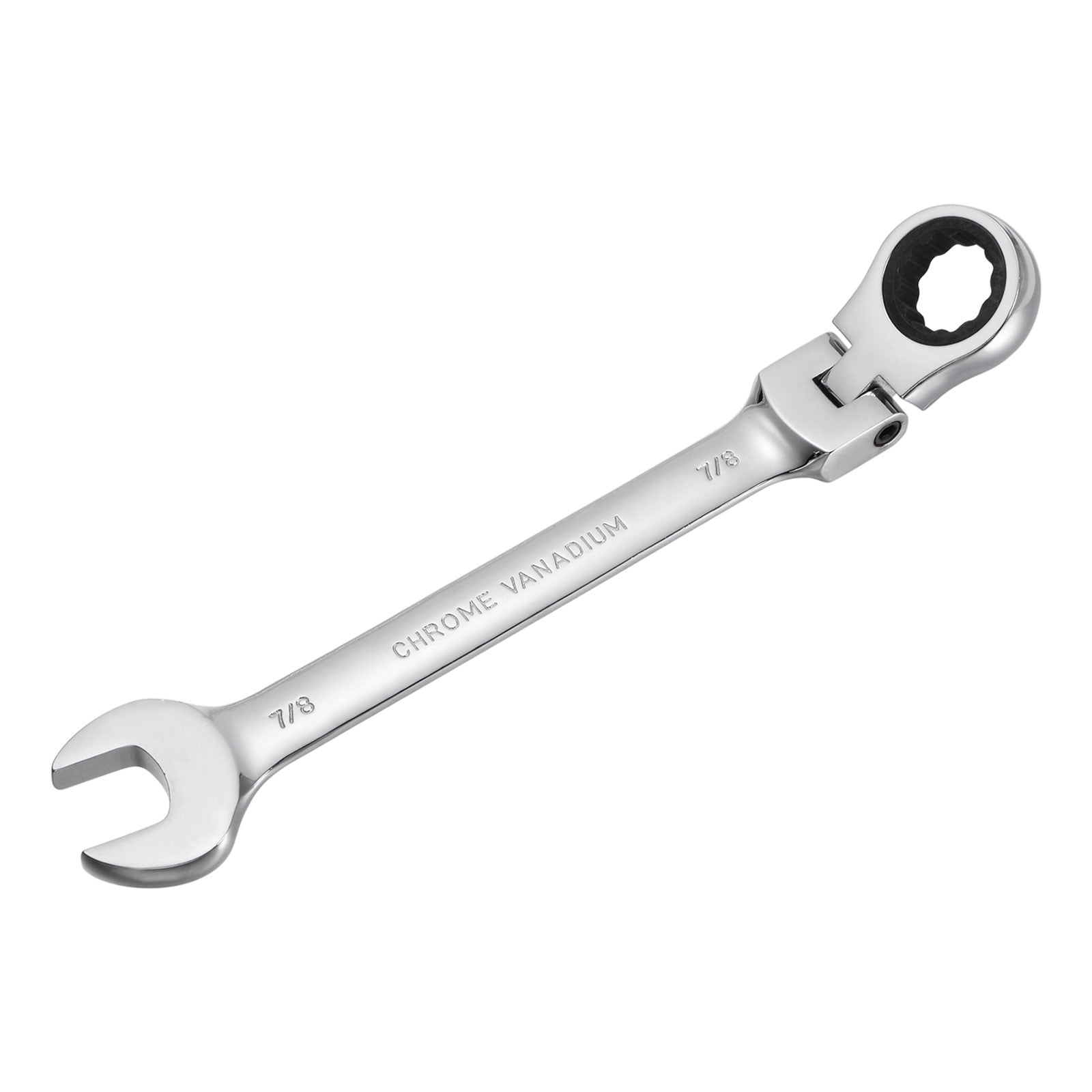 7/8" FlexHead Ratcheting Combination Wrench SAE 72 Teeth 12 Point