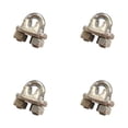 thumbnail image 1 of 7/8" Galvanized Drop Forged Wire Rope Clips - 4 Pack, 1 of 1