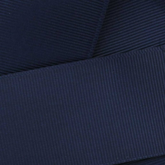 7/8" Grosgrain Ribbon Solid 370 Navy 5yd