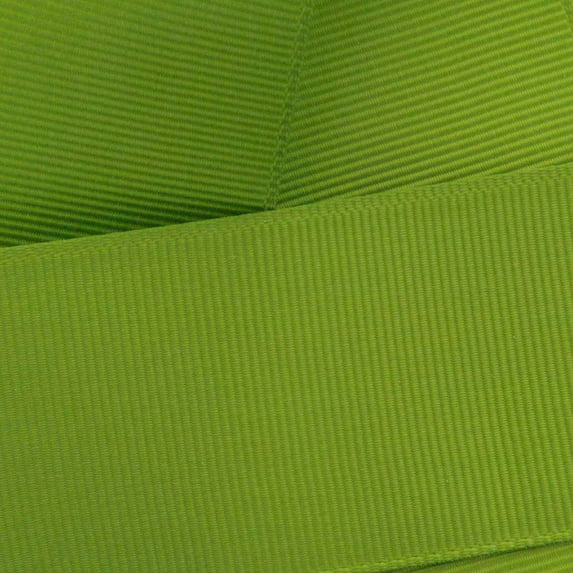 7/8" Grosgrain Ribbon Solid 548 Kiwi 10yd