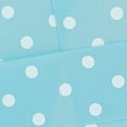 thumbnail image 1 of 7/8" Grosgrain Ribbon White Dots 305 Light Blue 100 Yard, 1 of 2