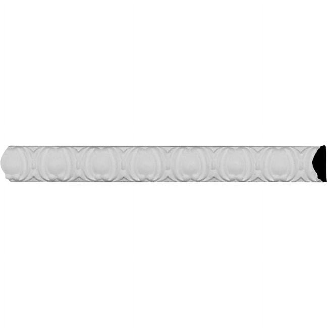 White Urethane Egg and Dart Panel Moulding 94.5"